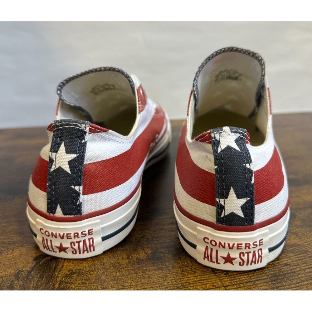Converse Chuck Taylor All Star Low US American Flag Stars Mens 7.5 W 9.5 - Picture 7 of 11